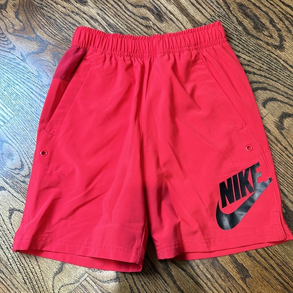 Red Nike board shorts - Picture 2 of 8